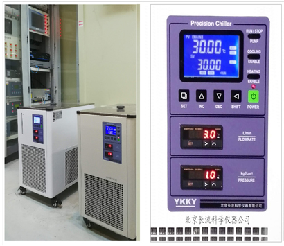 Precision chiller and liquid turbine flowmeter